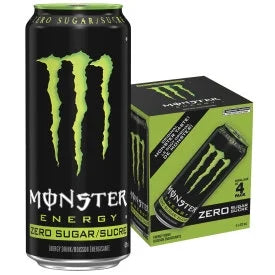 Monster, Zero Sugar (4 x 473 mL)