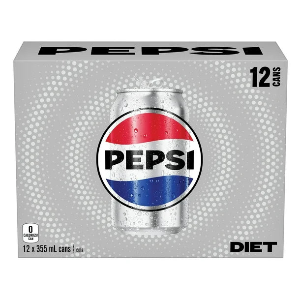 Pepsi Cola, Diet (12 x 355mL)