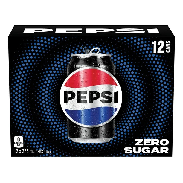 Pepsi Cola, Zero Sugar (12 x 355mL)