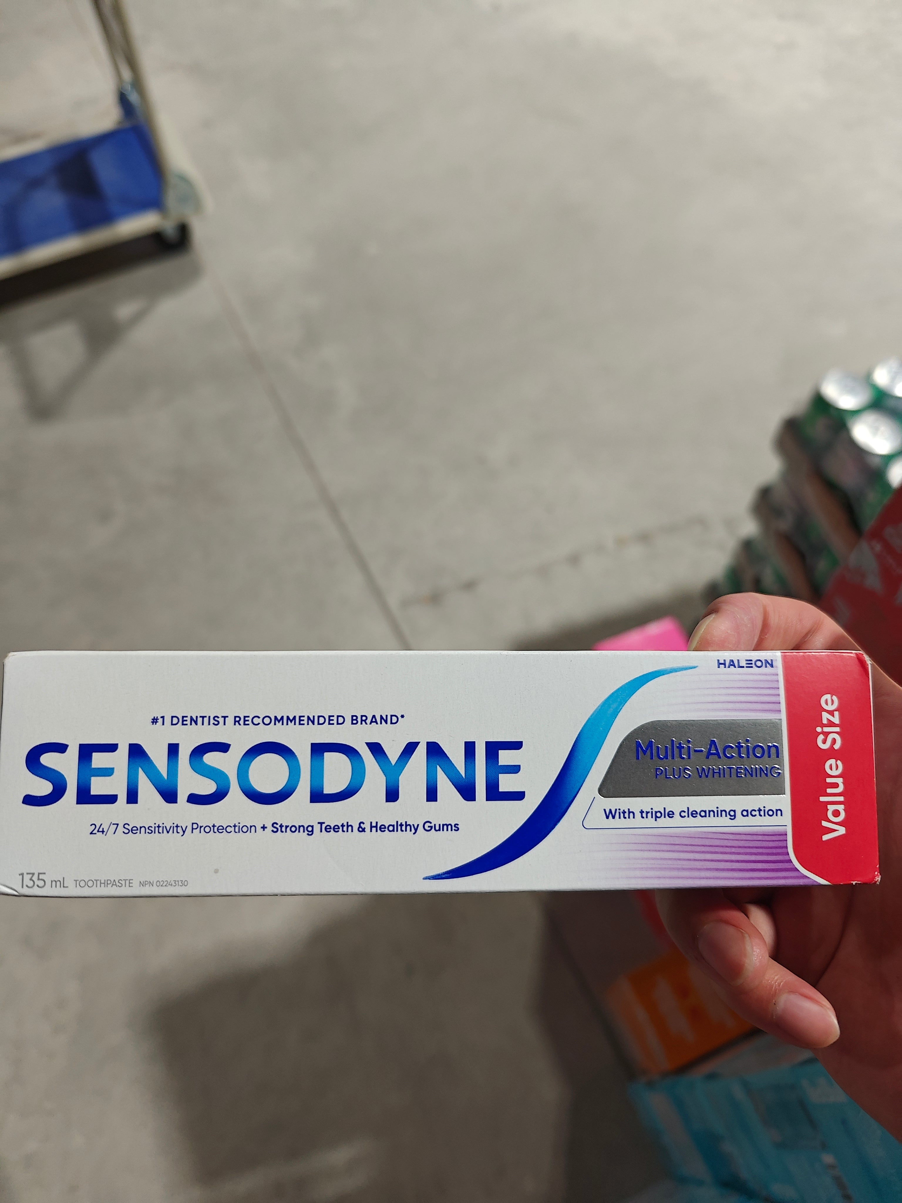 Sensodyne multi-action plus whitening