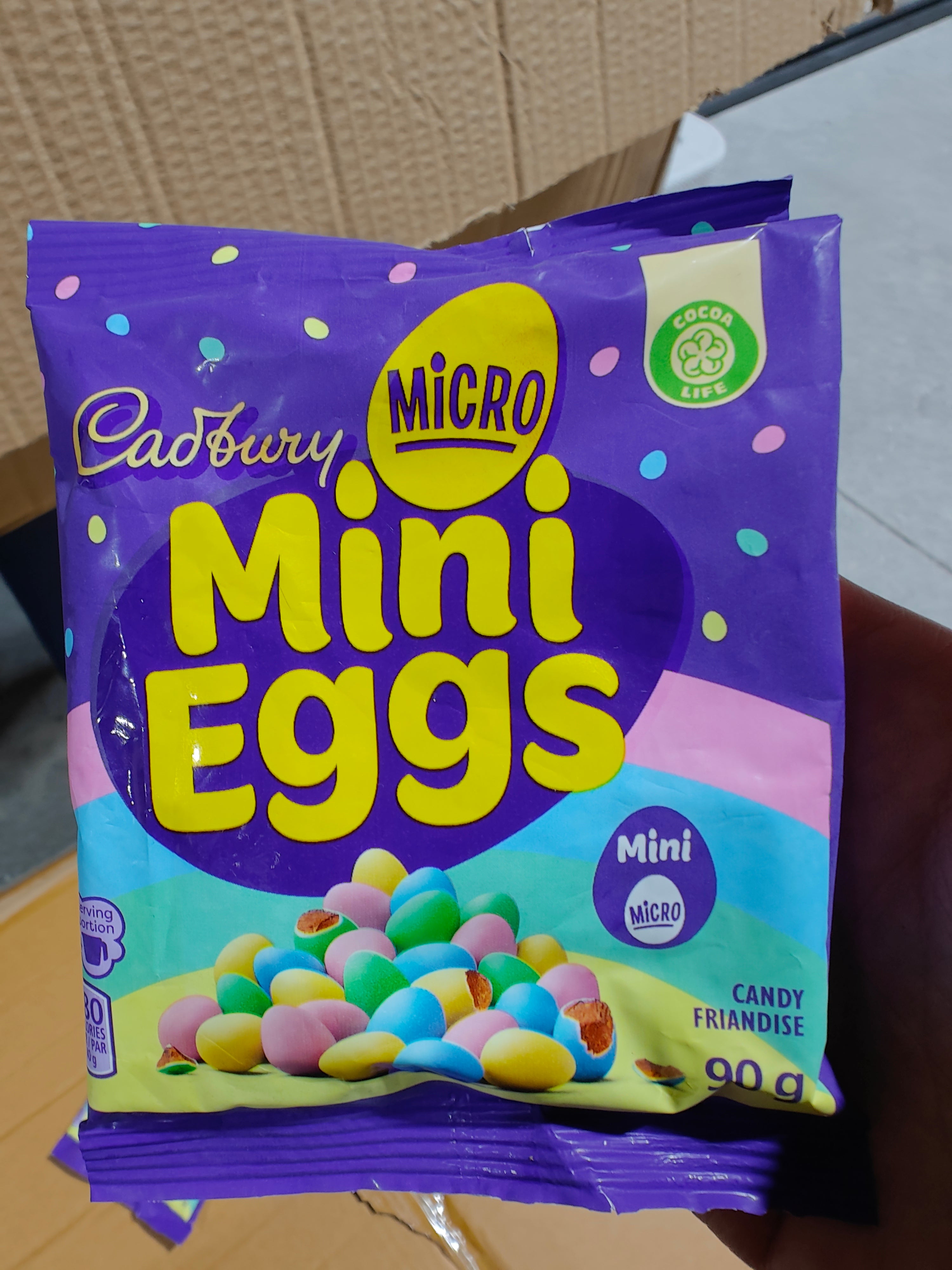 Cadbury micro mini eggs