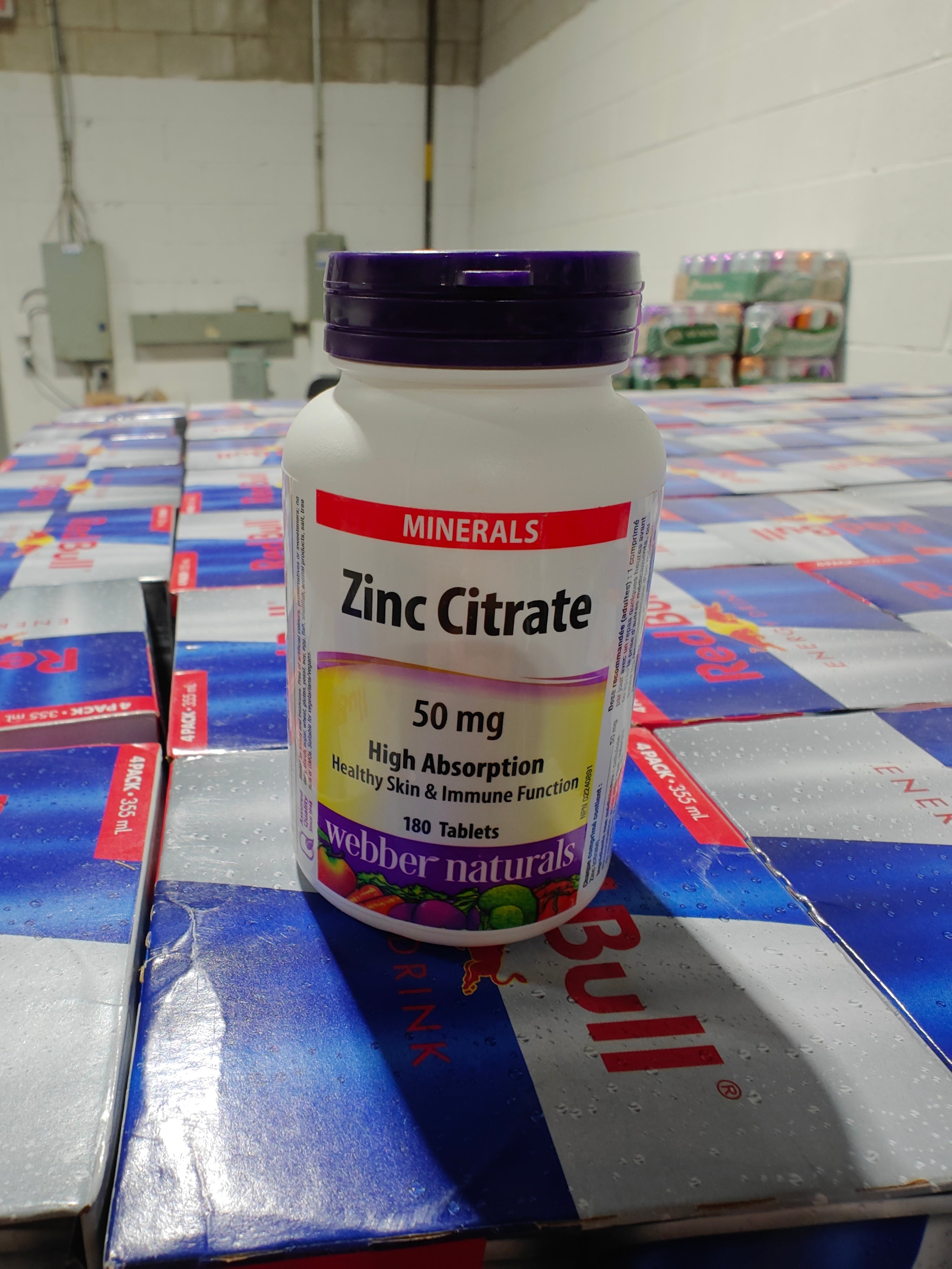 Webber naturals zinc citrate